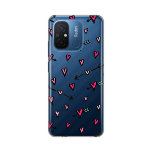 Torbica Silikonska Print Skin za Xiaomi Redmi 12C Heart Pattern 18