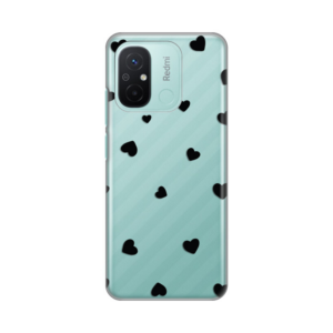 Torbica Silikonska Print Skin za Xiaomi Redmi 12C Hearts 18