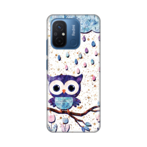 Torbica Silikonska Print Skin za Xiaomi Redmi 12C Owl 18