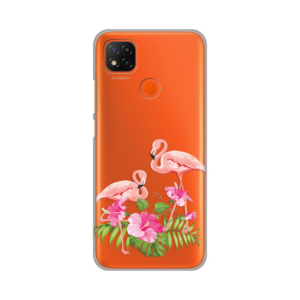 Torbica Silikonska Print Skin za Xiaomi Redmi 9C/10A Flamingo 18