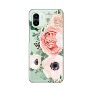 Torbica Silikonska Print Skin za Xiaomi Redmi A1/A2 Luxury Pink Flowers 18