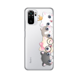 Torbica Silikonska Print Skin za Xiaomi Redmi Note 10 4G/10s Cats 18