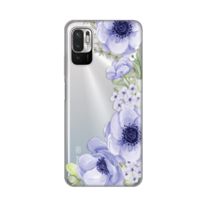 Torbica Silikonska Print Skin za Xiaomi Redmi Note 10 5G Blue Roses 18