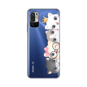 Torbica Silikonska Print Skin za Xiaomi Redmi Note 10 5G Cats 18