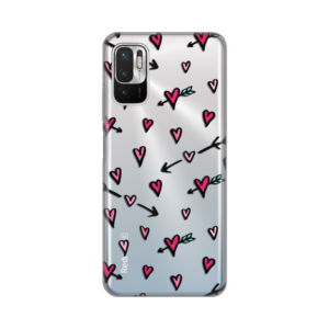 Torbica Silikonska Print Skin za Xiaomi Redmi Note 10 5G Heart Pattern 18