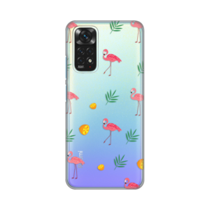 Torbica Silikonska Print Skin za Xiaomi Redmi Note 11/Note 11S Flamingos 18