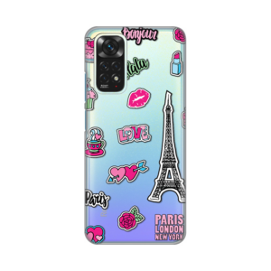 Torbica Silikonska Print Skin za Xiaomi Redmi Note 11/Note 11S Love Paris 18