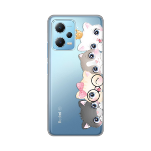 Torbica Silikonska Print Skin za Xiaomi Redmi Note 12 5G (EU) Cats 18