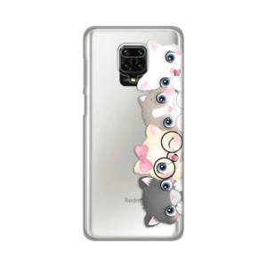 Torbica Silikonska Print Skin za Xiaomi Redmi Note 9 Pro/Note 9 Pro Max/Note 9S Cats 18