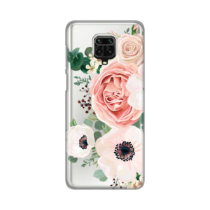 Torbica Silikonska Print Skin za Xiaomi Redmi Note 9 Pro/Note 9 Pro Max/Note 9S Luxury Pink Flowers 18