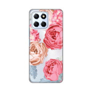 Torbica Silikonska Print Skin za Honor X6 Pink Flowers 18