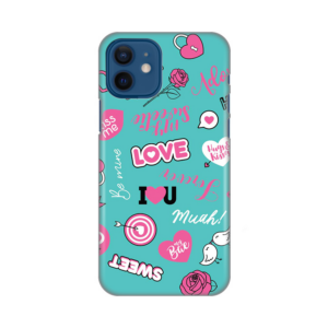 Torbica Silikonska Print za iPhone 12 6.1 Love 18