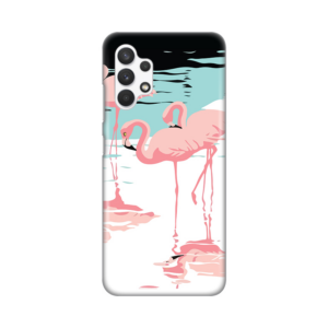 Torbica Silikonska Print za Samsung A325F Galaxy A32 4G Pink Flamingos 18