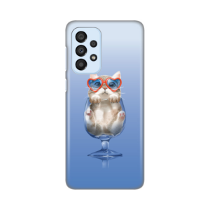 Torbica Silikonska Print za Samsung A336B Galaxy A33 5G Funny Cat 18