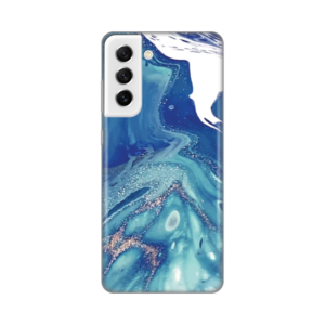 Torbica Silikonska Print za Samsung G990 Galaxy S21 FE Blue Marble 18