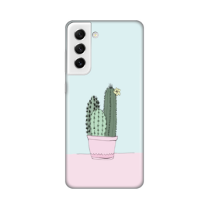 Torbica Silikonska Print za Samsung G990 Galaxy S21 FE Cactus 18