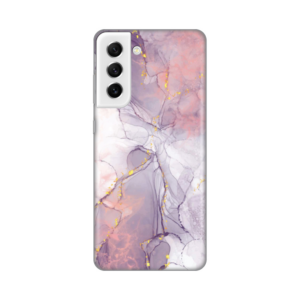 Torbica Silikonska Print za Samsung G990 Galaxy S21 FE Pink Marble 18