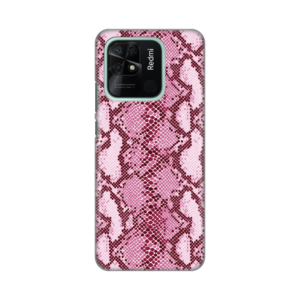 Torbica Silikonska Print za Xiaomi Redmi 10C Pink Snake 18