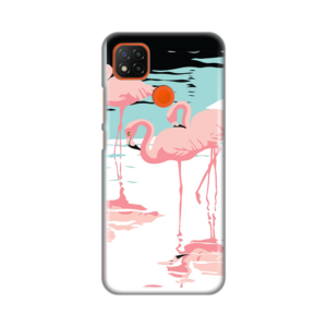 Torbica Silikonska Print za Xiaomi  Redmi 9C/10A Pink Flamingos 18