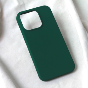 Torbica Teracell Soft Velvet za iPhone 15 Pro 6.1 tamno zelena 18