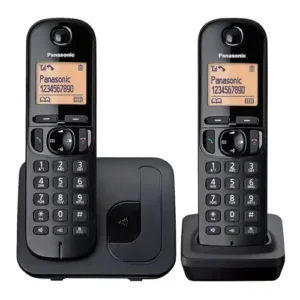 Bežični telefon Panasonic KX-TGC 212 FXB Crni – duo
