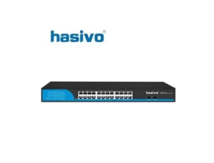 Svič 10/100/1000 24 port Hasivo S5800P-24G-2S-400W PoE++ + 2 SFP 802.3af/at/bt  port VLAN isolation 18