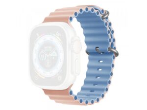 MOYE Smart Watch Ocean Strap 44/45/49mm Pink Sand/Blue Fog