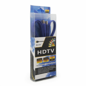 Kabl Flet HDMI na HDMI 1.5m plavi 18