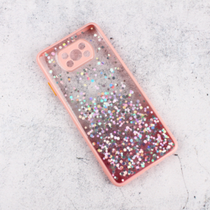 Torbica Frame Glitter za Xiaomi Poco X3/X3 NFC roze 18