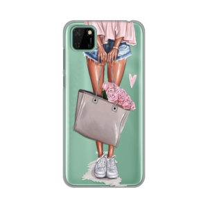 Torbica Silikonska Print Skin za Huawei Y5p/Honor 9S Shopping Girl 18