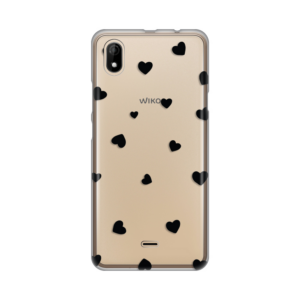 Torbica Silikonska Print Skin za Wiko Y61 Hearts 18