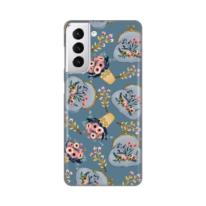 Torbica Silikonska Print za Samsung G991B Galaxy S21 Retro Blue 18