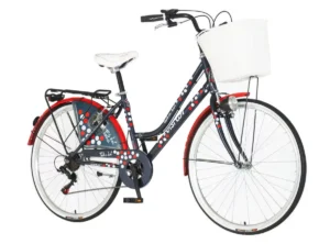Bicikla Visitor polka dot fashion Fam263S6/plavo crvena/ram 17/Točak 26.3/Brzine 6/kočnice V brake 18
