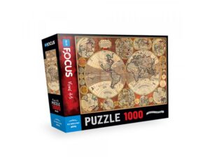 Blue Focus Puzzle 1000 delova Stara mapa sveta 18