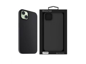 NEXT ONE Silicone Case for iPhone 15 Plus MagSafe compatible – Black (IPH-15PLUS-MAGCASE-BLACK) 18