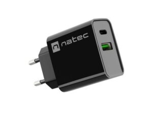 NATEC Ribera NUC-2062 USB-A+USB-C punjač 18