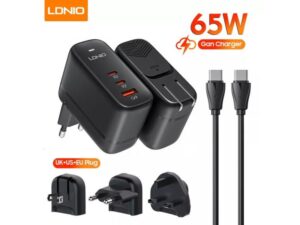 LDNIO Q366 GaN 65W Kućni punjač sa adapterom 18