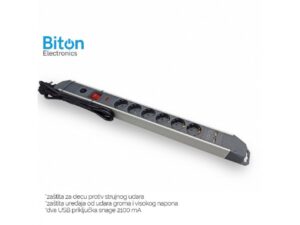 Biton Electronics G06MKGDU Prenosna priključnica sa prenaponskom zaštitom 18