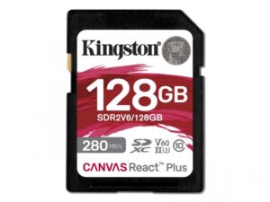 KINGSTON Memorijska kartica SDR2V6/128GB 128GB SDXC UHS-II 280R/150W U3 V60 18