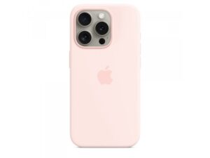 APPLE IPhone 15 Pro Silicone Case with MagSafe – Pink ( mwnj3zm/a ) 18