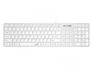 GENIUS SlimStar 126 USB US bela tastatura