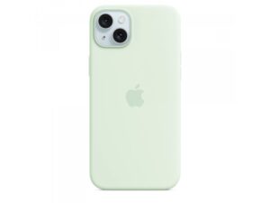 APPLE IPhone 15 Plus Silicone Case with MagSafe – Soft Mint ( mwng3zm/a ) 18