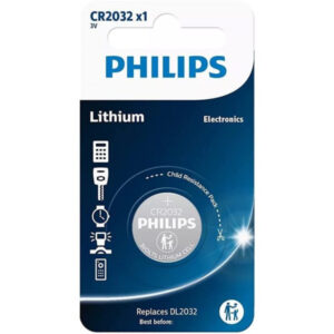 Baterija Philips CR2032 Litijum 18