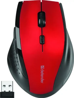Bežični miš Defender Accura MM-365 6D crveni 18