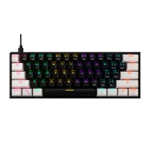 Tastatura Gamdias Aura GK2 Mehanička 60% RGB crno/bela 18