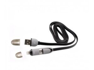 S BOX Micro USB kabl + Lightning adapter 2in1, 1.5m (Crna) 18
