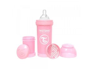 TWISTSHAKE FLAŠICA ZA BEBE 260 ML PASTEL PINK 18