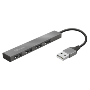 Adapter TRUST Halyx USB hub sa 4xUSB porta sivi 18