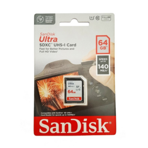 Mem.Kartica SanDisk SDXC 64GB Ultra 140MB/s Class 10 UHS-I 18