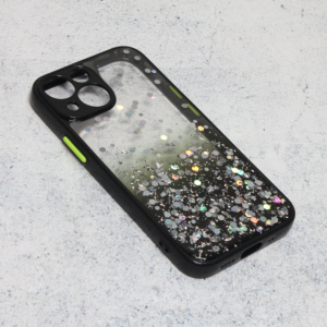 Torbica Frame Glitter za iPhone 13 Mini 5.4 crna 18